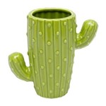 Ficha técnica e caractérísticas do produto Vaso de Cerâmica Verde Long Cactus Urban
