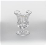 Vaso de Cristal com Pe Athena 11 Cm Incolor