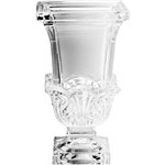 Ficha técnica e caractérísticas do produto Vaso de Cristal Deco Wolff Transparente 14x14x24,8cm - Rojemac