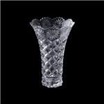 Ficha técnica e caractérísticas do produto Vaso de Cristal Diamond 30cm - Lyor