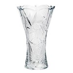 Ficha técnica e caractérísticas do produto Vaso de Cristal Ecológico Bohemia Pinwheel Luxo 13x21,2 Cm - Transparente