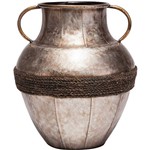 Vaso de Ferro Niquelado Prestige Cinza 28,7x32,5cm - Rojemac