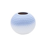 Ficha técnica e caractérísticas do produto Vaso de Madeira Globe Azul 17X10X15cm