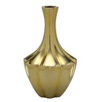Vaso de Metal Dourado Alena 37cm Espressione