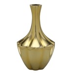 Ficha técnica e caractérísticas do produto Vaso de Metal Beauty Dourado 37cm Espressione