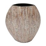 Ficha técnica e caractérísticas do produto Vaso de Papel Mache 36cm Cedar Prestige - Marrom