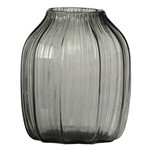 Ficha técnica e caractérísticas do produto Vaso de Vidro 20 Cm - Cinza Ubatuba