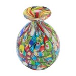 Ficha técnica e caractérísticas do produto Vaso de Vidro 14cm Furtacor Prestige - Colorido