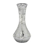Ficha técnica e caractérísticas do produto Vaso de Vidro 34cm Espelhado Espressione