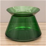 Ficha técnica e caractérísticas do produto Vaso de Vidro 26cm Verde - Toyland