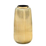 Ficha técnica e caractérísticas do produto Vaso de Vidro Dourado Nice 30Cm Espressione