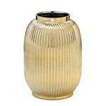 Ficha técnica e caractérísticas do produto Vaso de Vidro Dourado Nice 25Cm Espressione