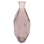 Ficha técnica e caractérísticas do produto Vaso de Vidro Origami 31cm Rosa