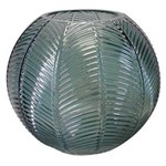 Ficha técnica e caractérísticas do produto Vaso de Vidro Oval 13Cm - Verde