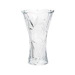 Ficha técnica e caractérísticas do produto Vaso de Vidro Sodo-Cálcico C/Titânio Acinturado Pinweel Luxo - Transparente