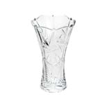 Ficha técnica e caractérísticas do produto Vaso de Vidro Sodo-Cálcico com Titanio Acinturado Pinweel Luxo 20,5cm