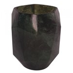 Ficha técnica e caractérísticas do produto Vaso de Vidro Verde 11,5cm X 11,5cm X 13cm - Btc Decor