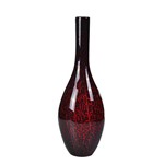 Ficha técnica e caractérísticas do produto Vaso de Vidro Vermelho 40cm