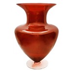Ficha técnica e caractérísticas do produto Vaso de Vidro Vermelho 43cm
