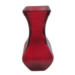 Ficha técnica e caractérísticas do produto Vaso de Vidro - Vermelho - Btc Decor