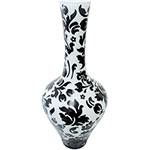 Vaso Decorativo Alto Relevo Bon Goumert Incolor - (53,5x20x23,2cm)