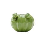 Ficha técnica e caractérísticas do produto Vaso Decorativo Cerâmica Royal 25665 Cacto 15x15cm Verde
