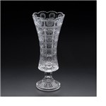 Ficha técnica e caractérísticas do produto Vaso Decorativo 33cm de Cristal com Pé Starry Wolff - R25544