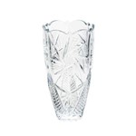 Vaso Decorativo Cristal Ecológico 20Cm Pinwheel Luxo Bohemia