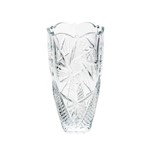 Ficha técnica e caractérísticas do produto Vaso Decorativo Cristal Ecológico 30cm Pinwheel Luxo Bohemia