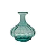 Ficha técnica e caractérísticas do produto Vaso Decorativo de Vidro Verde 20 X 20 X 22 Cm