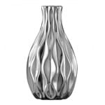 Ficha técnica e caractérísticas do produto Vaso Decorativo em Cerâmica 12Cmx6,5Cm Mart Collection - Caixa com 6 Unidade - Prata
