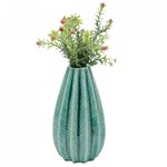 Ficha técnica e caractérísticas do produto Vaso Decorativo Folhas 15cmx8,5cmx8,5cm Urban Verde