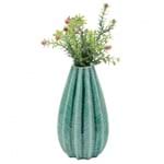 Ficha técnica e caractérísticas do produto Vaso Decorativo Folhas 18cmx10cmx10cm Urban Verde