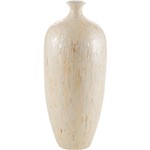 Vaso Decorativo Ornamental Cerâmica Bojudo Carmen Prestige Branco - 21x21x53cm