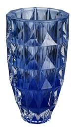 Ficha técnica e caractérísticas do produto Vaso Diamond 28cm Azul