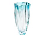 Ficha técnica e caractérísticas do produto Vaso em Cristal Neptun Turquesa - 30,5cm - Bohemia