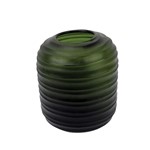 Ficha técnica e caractérísticas do produto Vaso em Vidro Verde D21 X 23 Cm - Btc