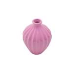 Ficha técnica e caractérísticas do produto Vaso Ornamental de Cerâmica Rosa Escuro Treasure 9,8X9,8X12,8cm