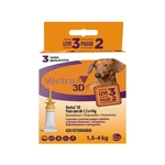 Ficha técnica e caractérísticas do produto Vectra 3D Cães 1,5 A 4KG pague 2 leve 3