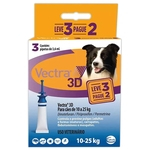 Ficha técnica e caractérísticas do produto Vectra 3D Cães 10 A 25kg pague 2 leve 3