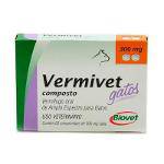 Vermífugo Biovet Vermivet 300mg para Gatos - 2 Comprimidos