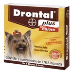 Ficha técnica e caractérísticas do produto Vermifugo Drontal Plus Carne para Cães Pequenos C/ 2