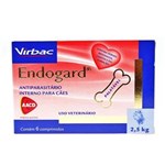 Ficha técnica e caractérísticas do produto Vermífugo Virbac Endogard Até 2,5 Kg - 6 Comprimidos