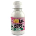 Ficha técnica e caractérísticas do produto Verniz Gel Acrilico Platina 100ml - True Colors