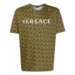 Ficha técnica e caractérísticas do produto Versace Camiseta com Estampa de Alfinete - Dourado