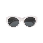 Ficha técnica e caractérísticas do produto Versace Eyewear Óculos de Sol Oval - BRANCO