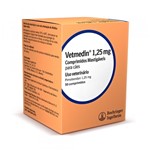 Ficha técnica e caractérísticas do produto Vetmedin 1,25 Mg Boehringer com 50 Comprimidos - Boehringer Ingelheim
