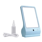 Ficha técnica e caractérísticas do produto Viagem ao ar livre Maquiagem Facial espelho carregamento USB LED Facial umidade Espelho
