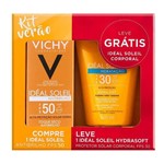 Vichy Kit Verão Ideal Soleil FPS 50 Antibrilho 40g + Ideal Soleil FPS 30 Hidratação 120ml