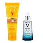 Ficha técnica e caractérísticas do produto Vichy Minéral 89 Ideal Soleil Clarify Morena Kit – Hidratante Facial + Protetor Solar FPS60 Kit